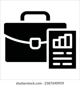 Portfolio Icon Element For Design