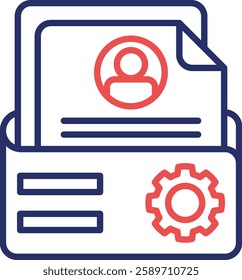 Portfolio Icon Element For Design