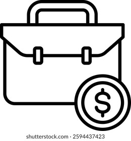 Portfolio Icon Element For Design