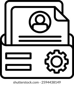 Portfolio Icon Element For Design