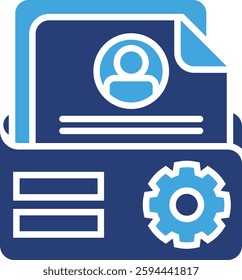Portfolio Icon Element For Design