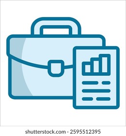 Portfolio Icon Element For Design