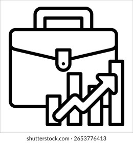 Elemento De Ícone De Portfólio Para Design