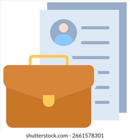 Portfolio Icon Element For Design