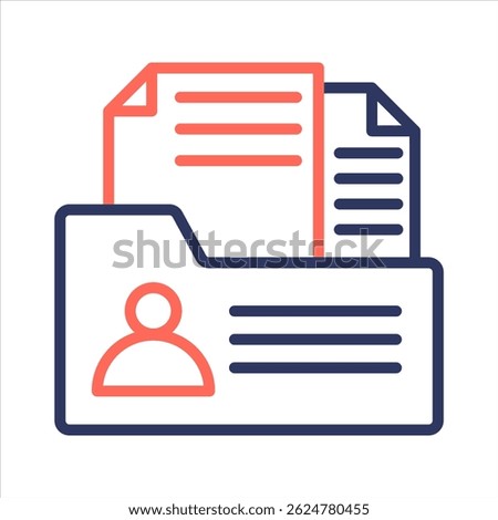 Portfolio Icon Element For Design