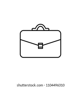 portfolio icon. Element of web icon for mobile concept and web apps. Thin line portfolio icon can be used for web and mobile. Premium icon on white background