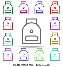 portfolio icon. Elements of autumn in multi color style icons. Simple icon for websites, web design, mobile app, info graphics