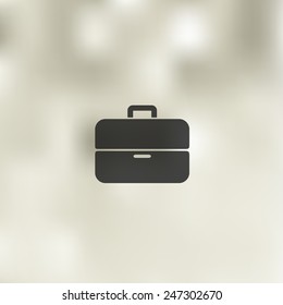 portfolio icon on blurred background