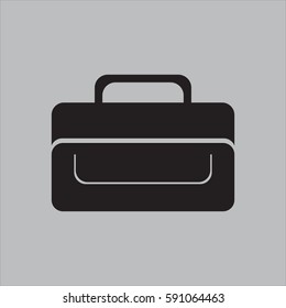 portfolio icon on gray background