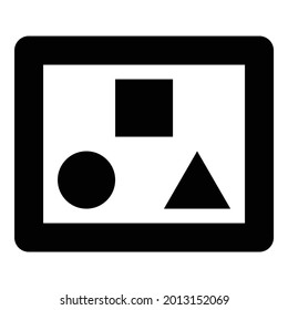 Portfolio icon on the white background.