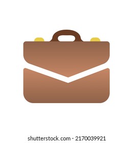 ICONO DE CARTERA EN UN FONDO BLANCO, ILUSTRACIÓN DE VECTORES