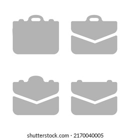 PORTFOLIO ICON ON A WHITE BACKGROUND, VECTOR ILLUSTRATION