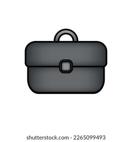 Icono de portafolio sobre fondo blanco. 