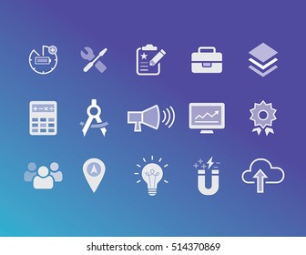 Portfolio icon set