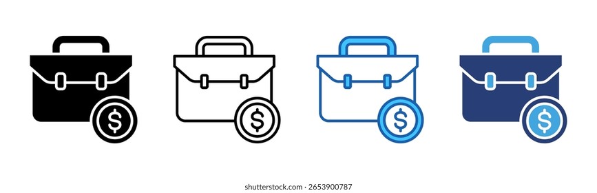 Portfolio icon sheet multiple style collection