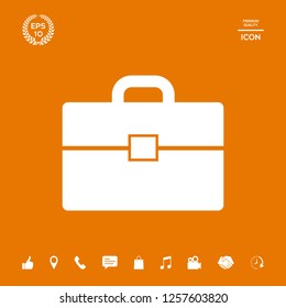 Portfolio icon symbol. Graphic elements for your design