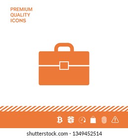 Portfolio icon symbol. Graphic elements for your design