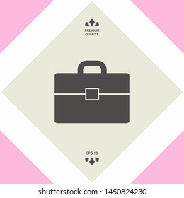 Portfolio icon symbol. Graphic elements for your design