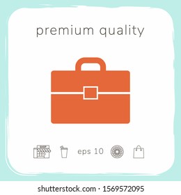 Portfolio icon symbol. Graphic elements for your design