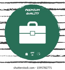 Portfolio icon symbol. Graphic elements for your design