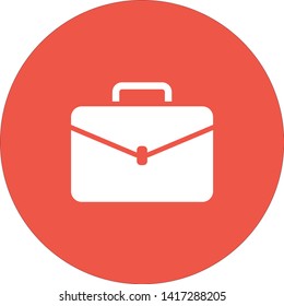 Portfolio icon, symbol icon vector, briefcase, bag, baggage icon. An illustration of work . Briefcase symbol illustration.Vector graphics