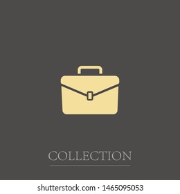 Portfolio icon, portfolio symbol icon vector, briefcase, bag, baggage icon. An illustration of work . Briefcase symbol illustration. vector graphics