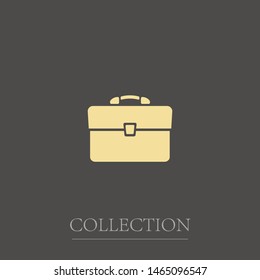Portfolio icon, portfolio symbol icon vector, briefcase, bag, baggage icon. An illustration of work . Briefcase symbol illustration. vector graphics.