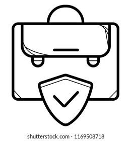 Portfolio icon vector