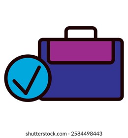 portfolio icon vector design templates