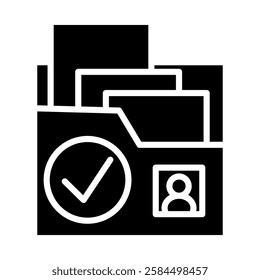 portfolio icon vector design templates