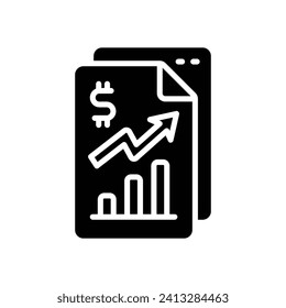 icono de portafolios. icono de glifo vectorial para tu sitio web, móvil, presentación y diseño de logotipo.