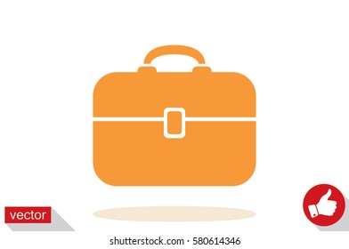 Portfolio icon vector illustration eps10. Isolated badge for website or app - stock infographics