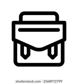 portfolio icon. vector line icon for your website, mobile, presentation, and logo design.