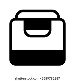 Portfolio Icon Vector Symbol Design Illustration