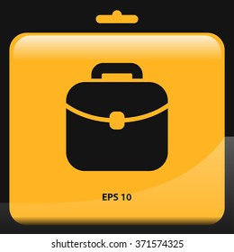 portfolio icon for web and mobile. flat design style