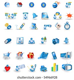 Portfolio icons set