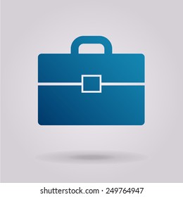 Portfolio. The illustration on gray background