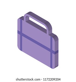 Portfolio isometric left top view 3D icon