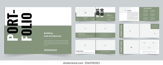 Portfolio layout design Archittecture portfolio real estate portfolio