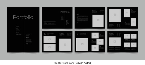 The Portfolio Layout Template architecture portfolio Design