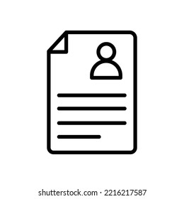 Portfolio line icon vector eps10.
