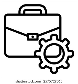 Portfolio Management Icon Element For Design