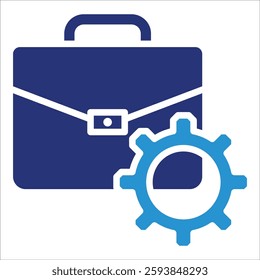 Portfolio Management Icon Element For Design