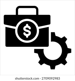 Elemento De Ícone De Gerenciamento De Portfólio Para Design