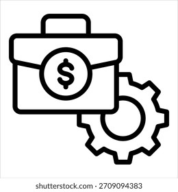 Elemento De Ícone De Gerenciamento De Portfólio Para Design