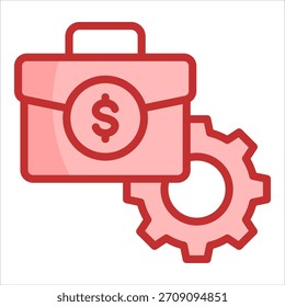 Elemento De Ícone De Gerenciamento De Portfólio Para Design