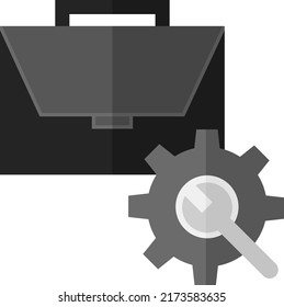 Imagen vectorial de icono de administración de cartera. También se puede utilizar para el desarrollo Web. Adecuado para aplicaciones móviles, aplicaciones web y medios impresos.