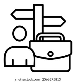 Portfolio Manager Icon Element For Design