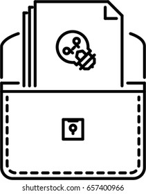 portfolio outline icon