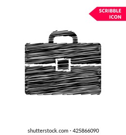 Portfolio. Scribble icon for you design.